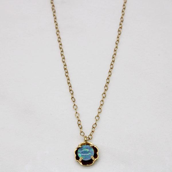 Triplet Opal Pendant & Necklace | 0.37ct | 18