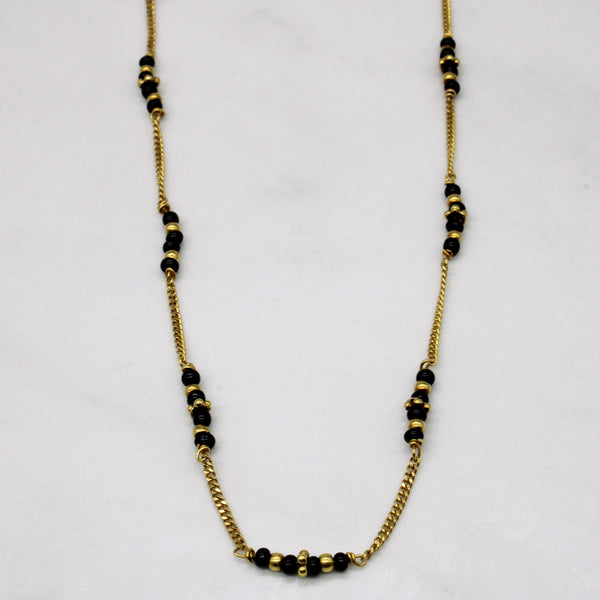 Agate Bead Necklace | 5.50ctw | 18