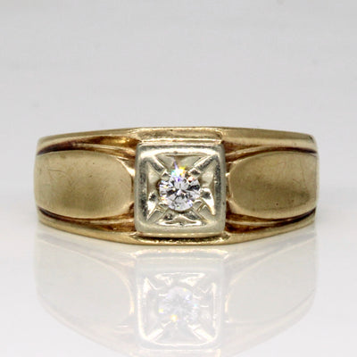 Solitaire Diamond Ring | 0.10ct | SZ 9.5 |