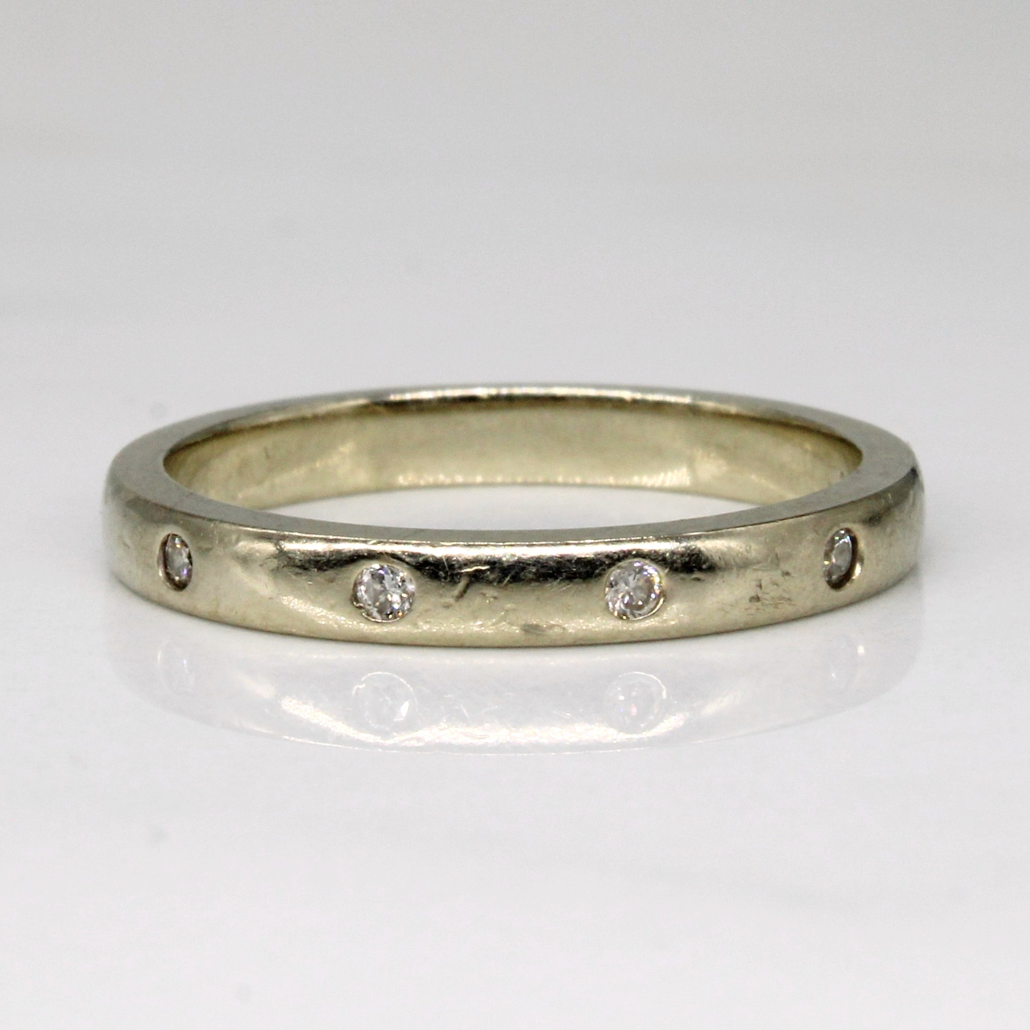 Flush Set Diamond Ring | 0.04ctw | SZ 6 |