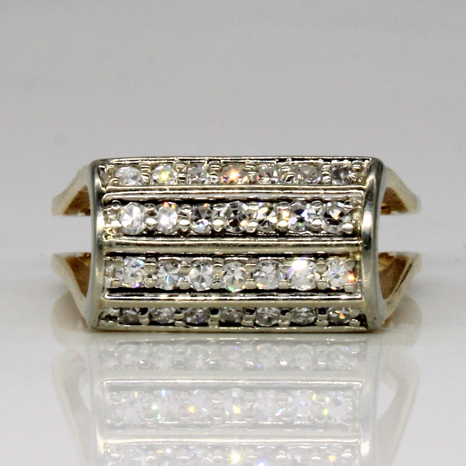 Channel Set Diamond Ring | 0.42ctw | SZ 6.5 |