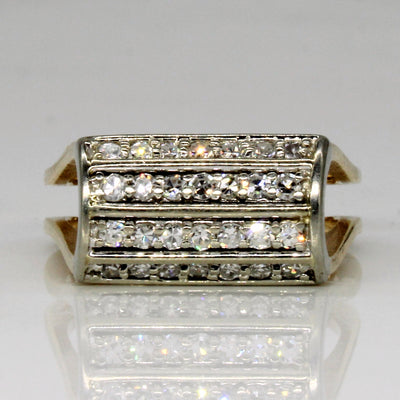 Channel Set Diamond Ring | 0.42ctw | SZ 6.5 |