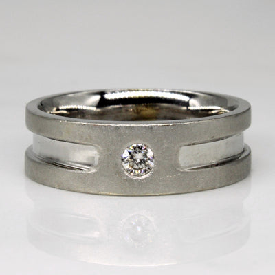 Flush Set Diamond Band| 0.10ct | SZ 6.5 |