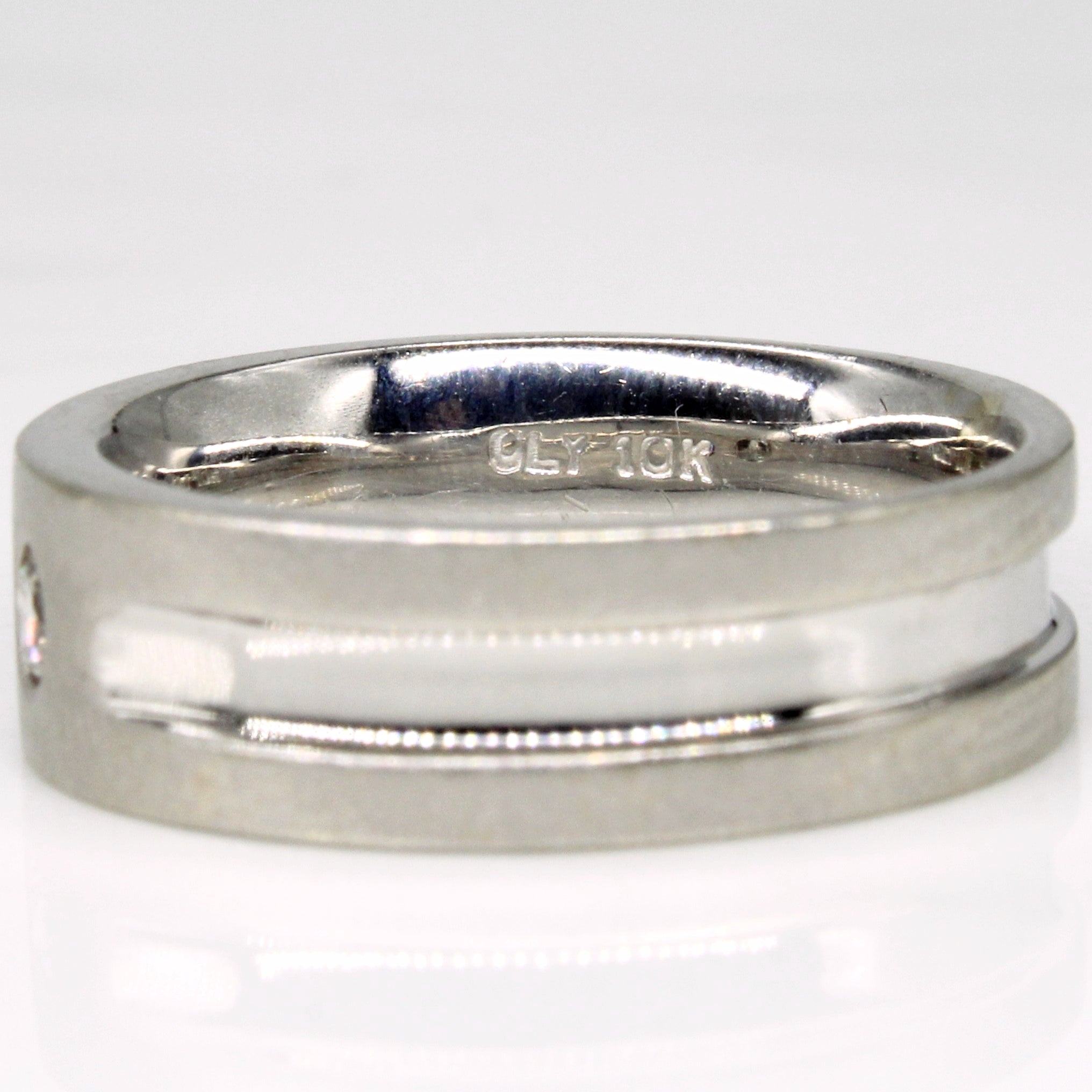 Flush Set Diamond Band| 0.10ct | SZ 6.5 |