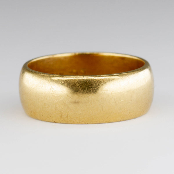 14k Gold Wide Band | SZ 6.25 |