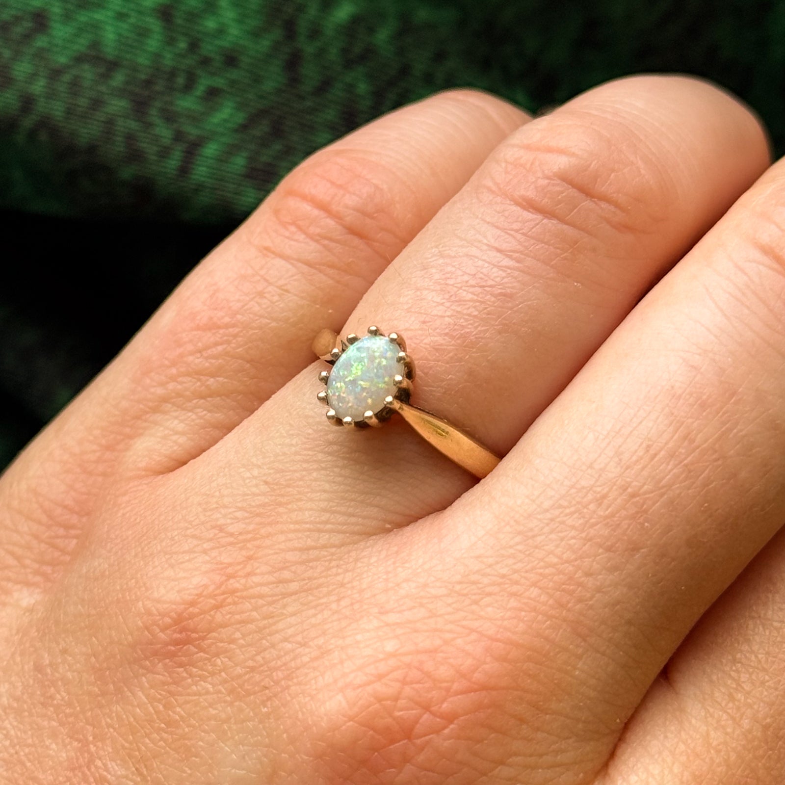 Opal Oval Ring | 0.50ct | SZ 6 |