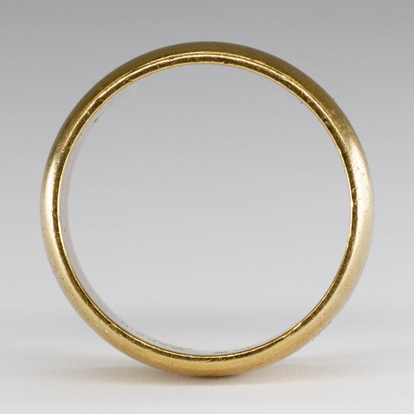 14k Gold Wide Band | SZ 6.25 |