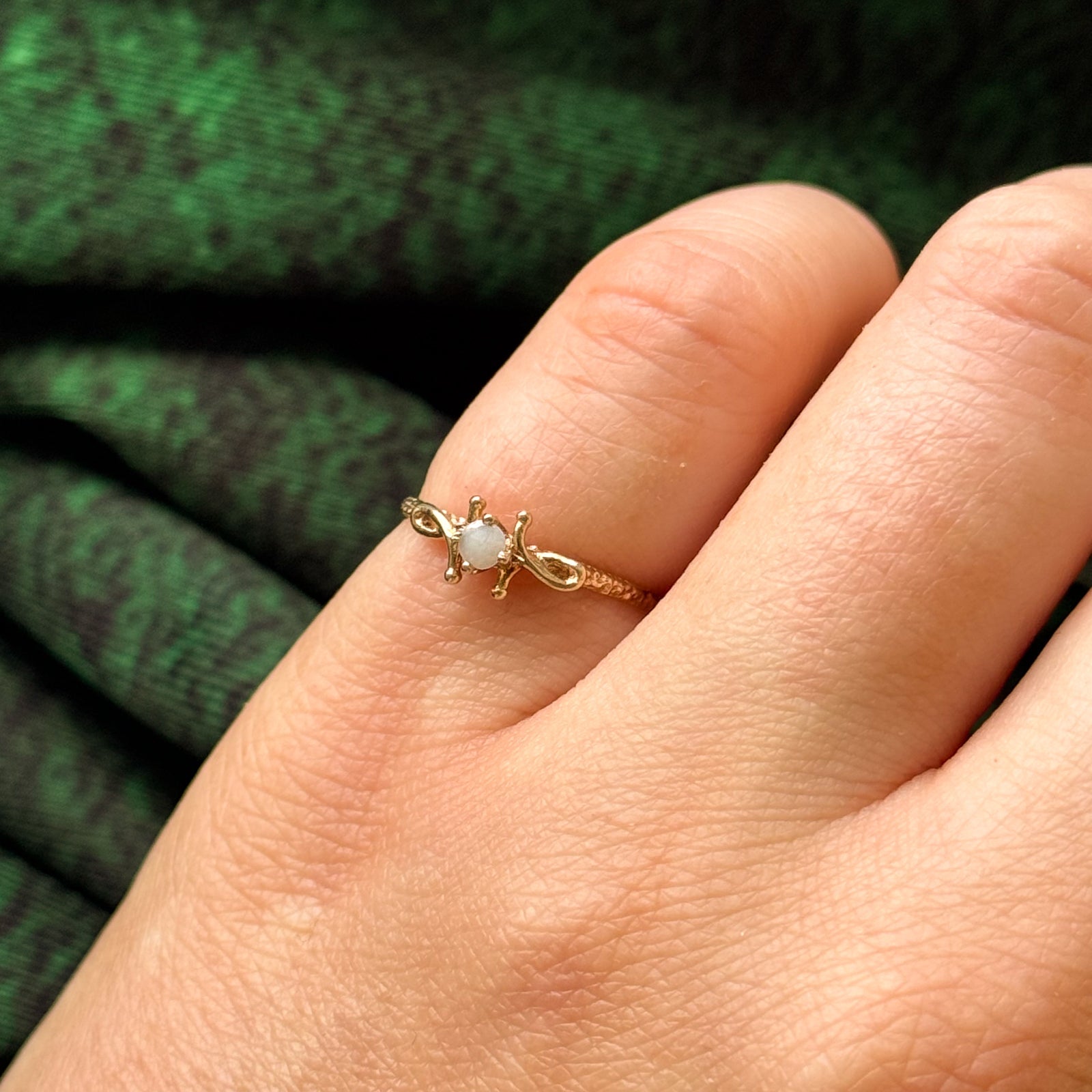 Opal Ring | 0.03ct | SZ 3.75 |