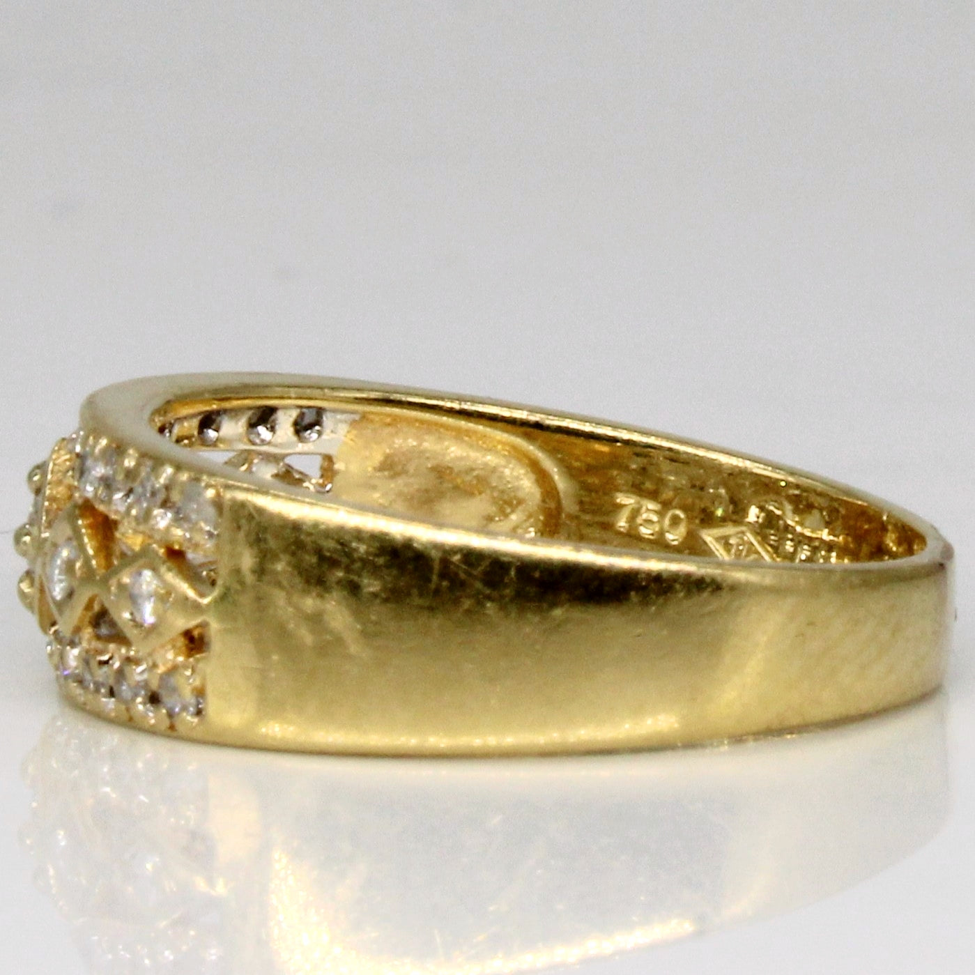 Diamond Lattice Ring | 0.16ctw | SZ 7.5 |