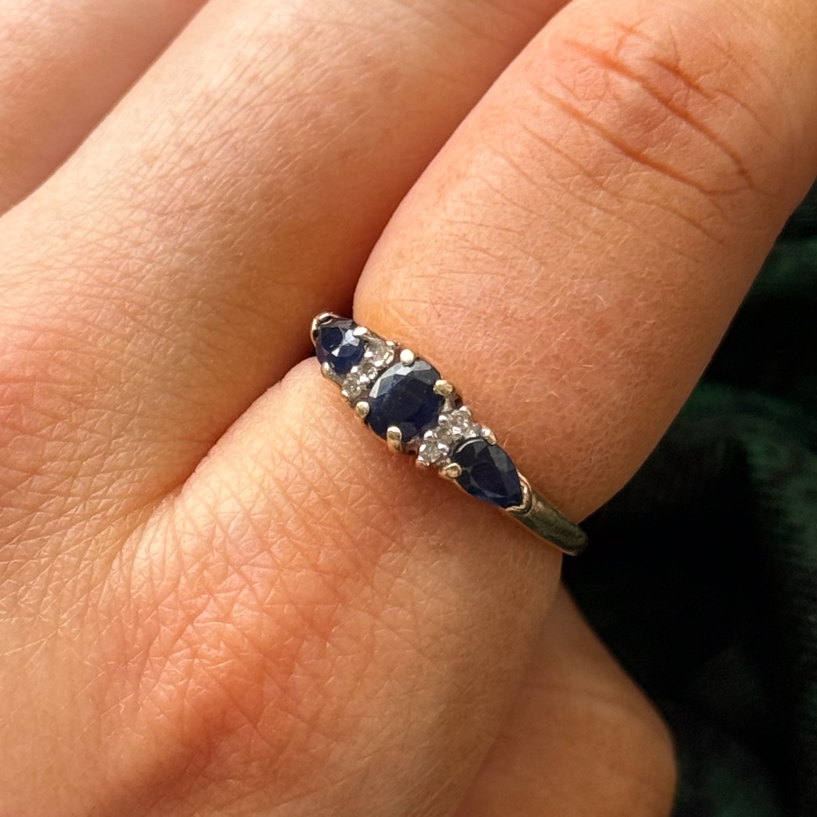 Sapphire & Diamond Ring | 0.75ctw, 0.02ctw | SZ 6.75 |