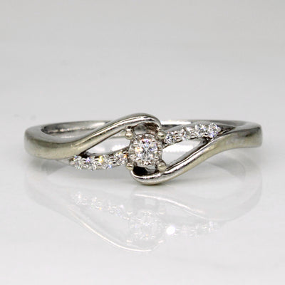 Diamond Waterfall Ring | 0.06ctw | SZ 5.25 |