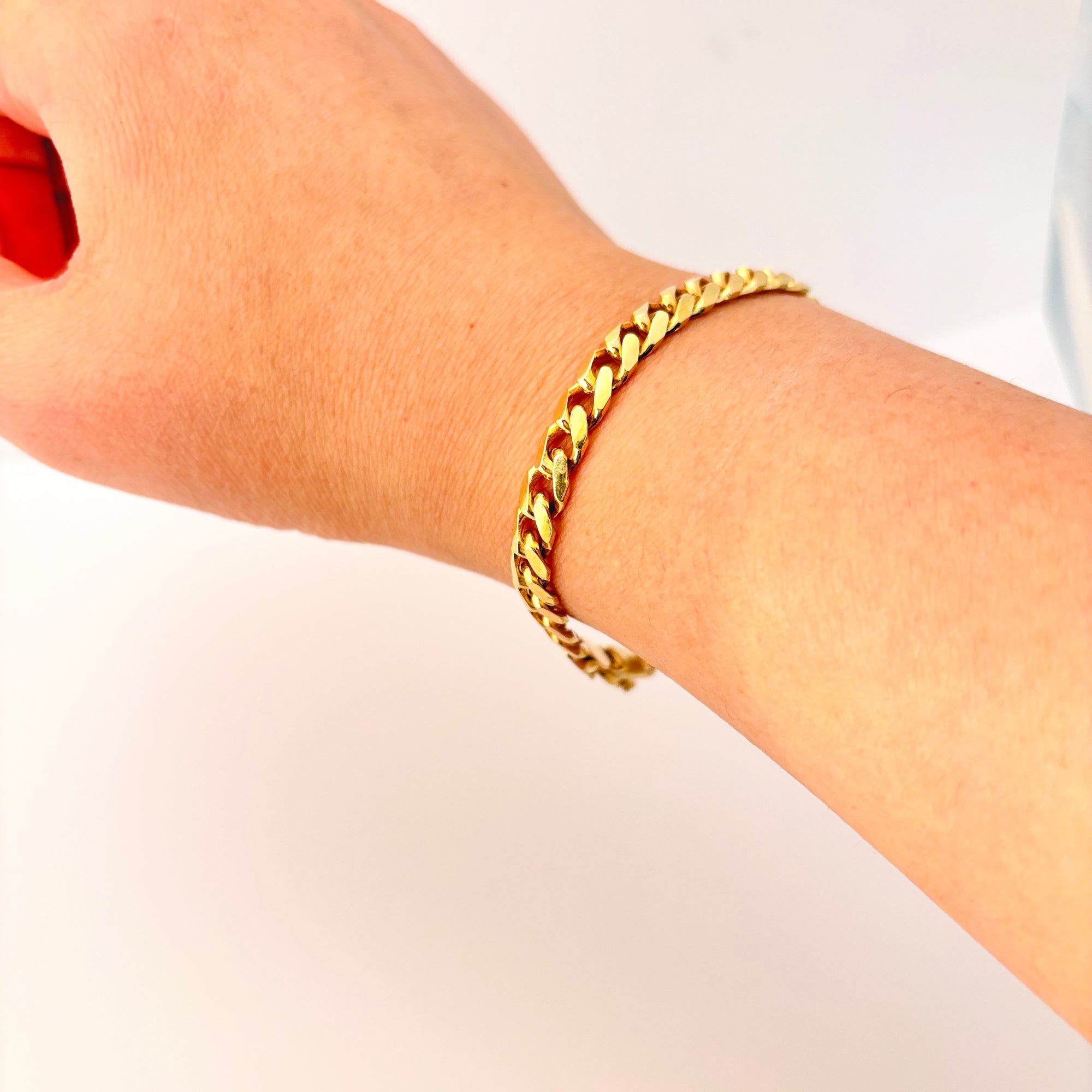 14k Yellow Gold Bracelet  | 7.5