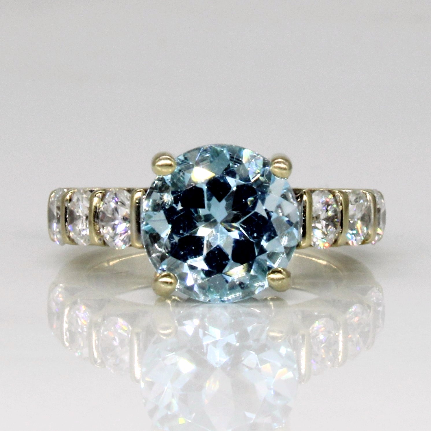 Topaz & Diamond Cocktail Ring | 3.20ct, 0.90ctw | SZ 4.75 |