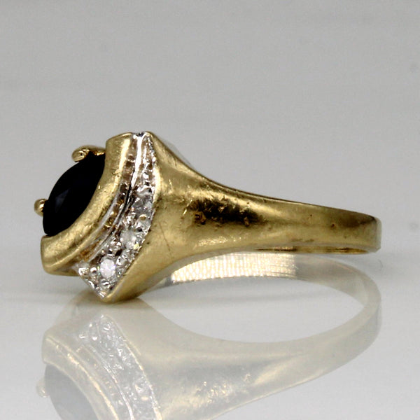 Sapphire & Diamond Ring | 0.20ct, 0.03ctw | SZ 6.75 |