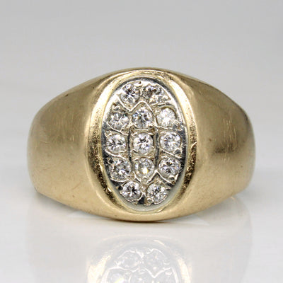 Diamond Pave Ring | 0.26ctw | SZ 9 |