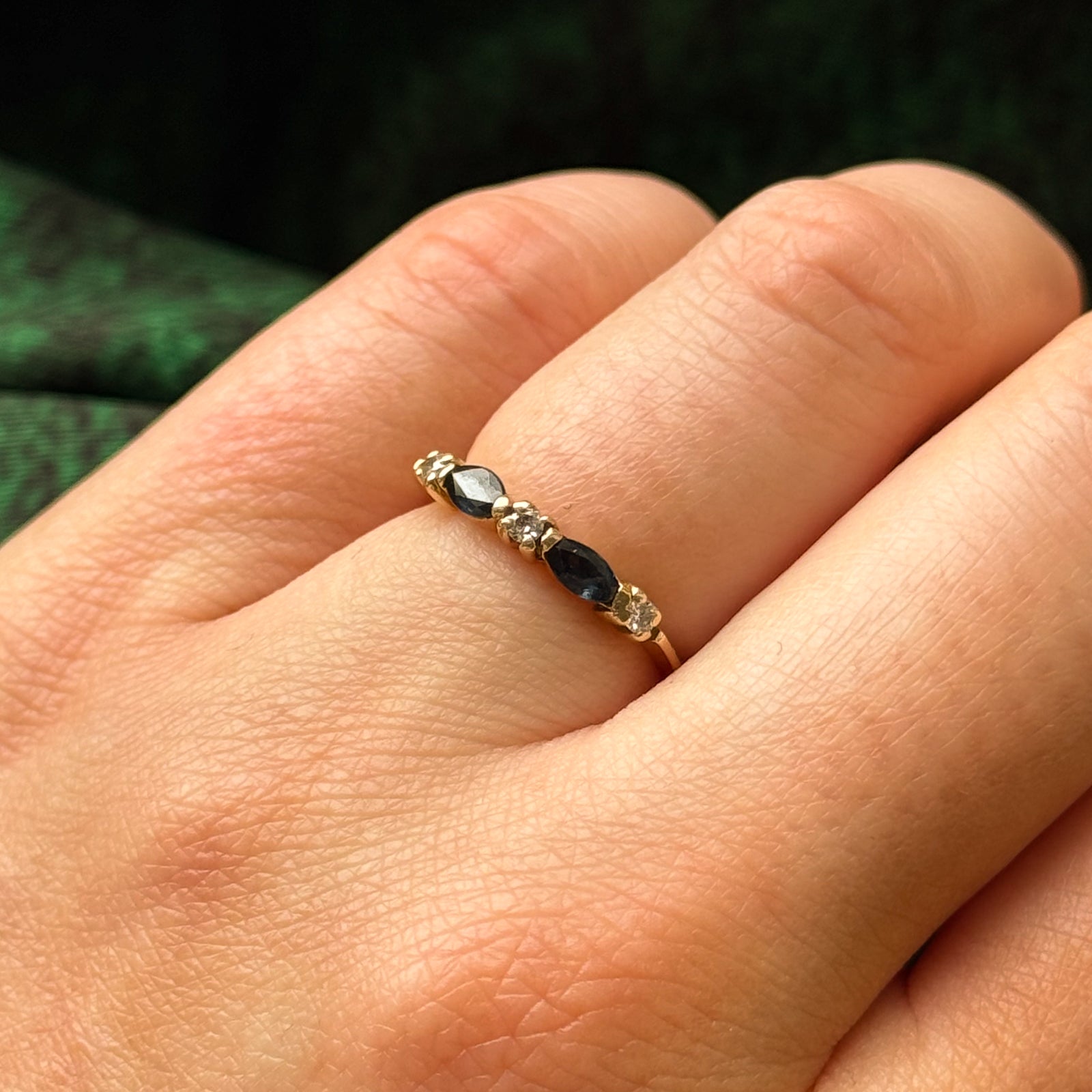 Sapphire & Diamond Ring | 0.15ctw, 0.04ctw | SZ 4.25 |