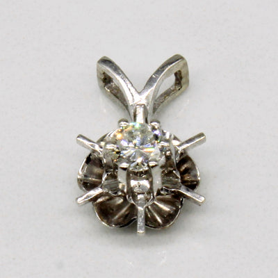 Illusion Set Diamond Pendant | 0.15ct |