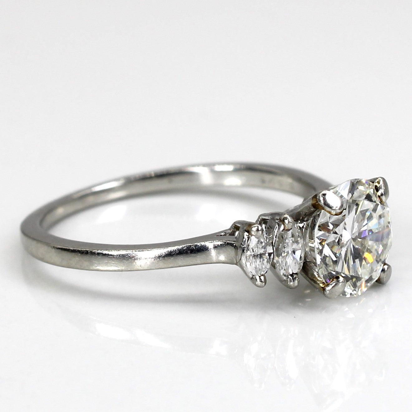 Five Stone Diamond Engagement Ring | 1.55ctw VS2 H | SZ 7 |