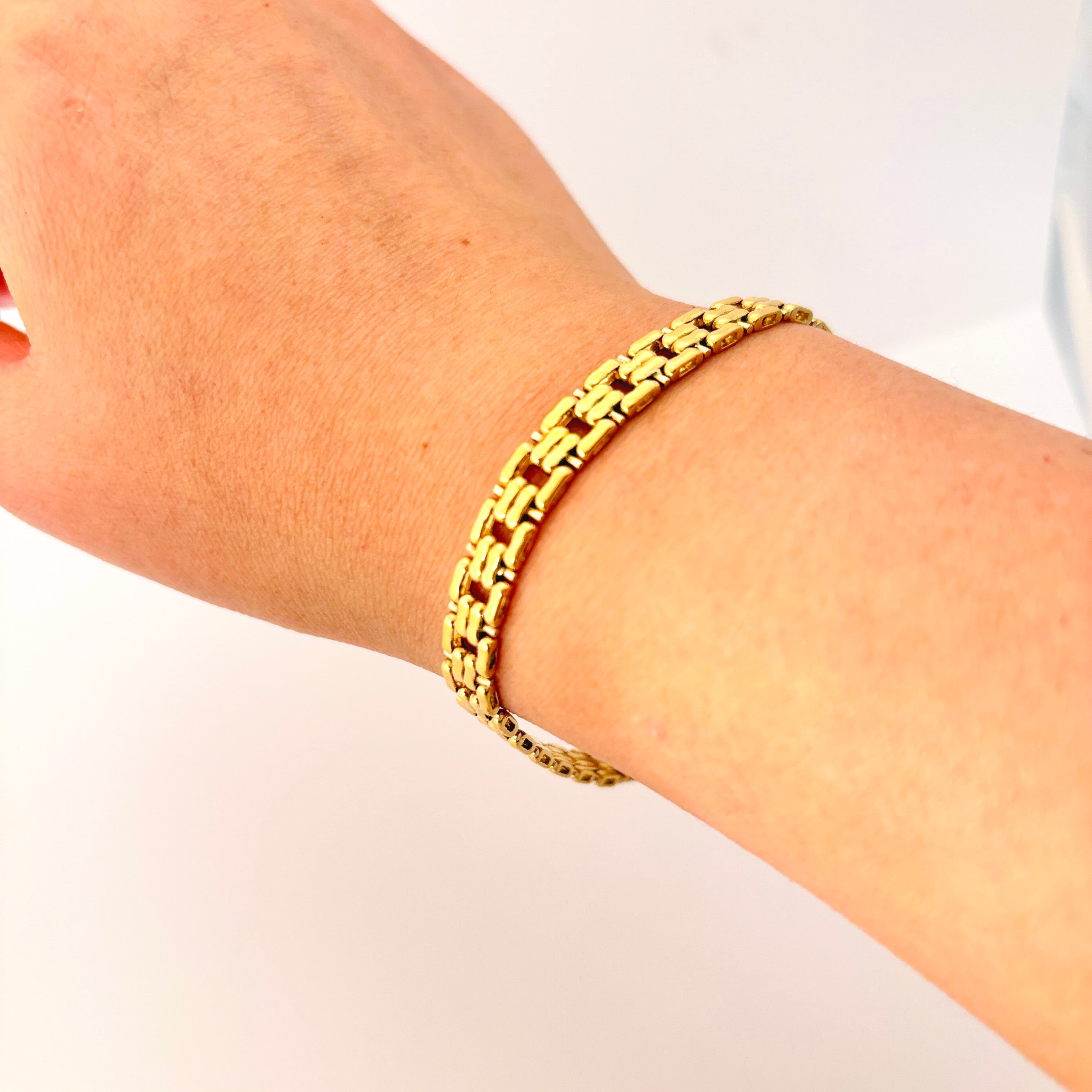 18k Yellow Gold Bracelet  | 8" |