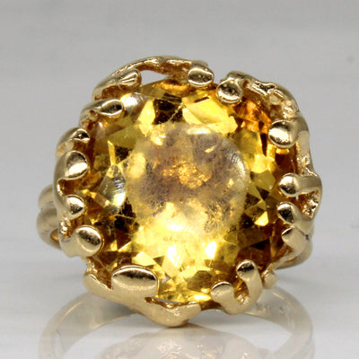 Citrine Cocktail Ring | 11.25ct | SZ 6.25 |