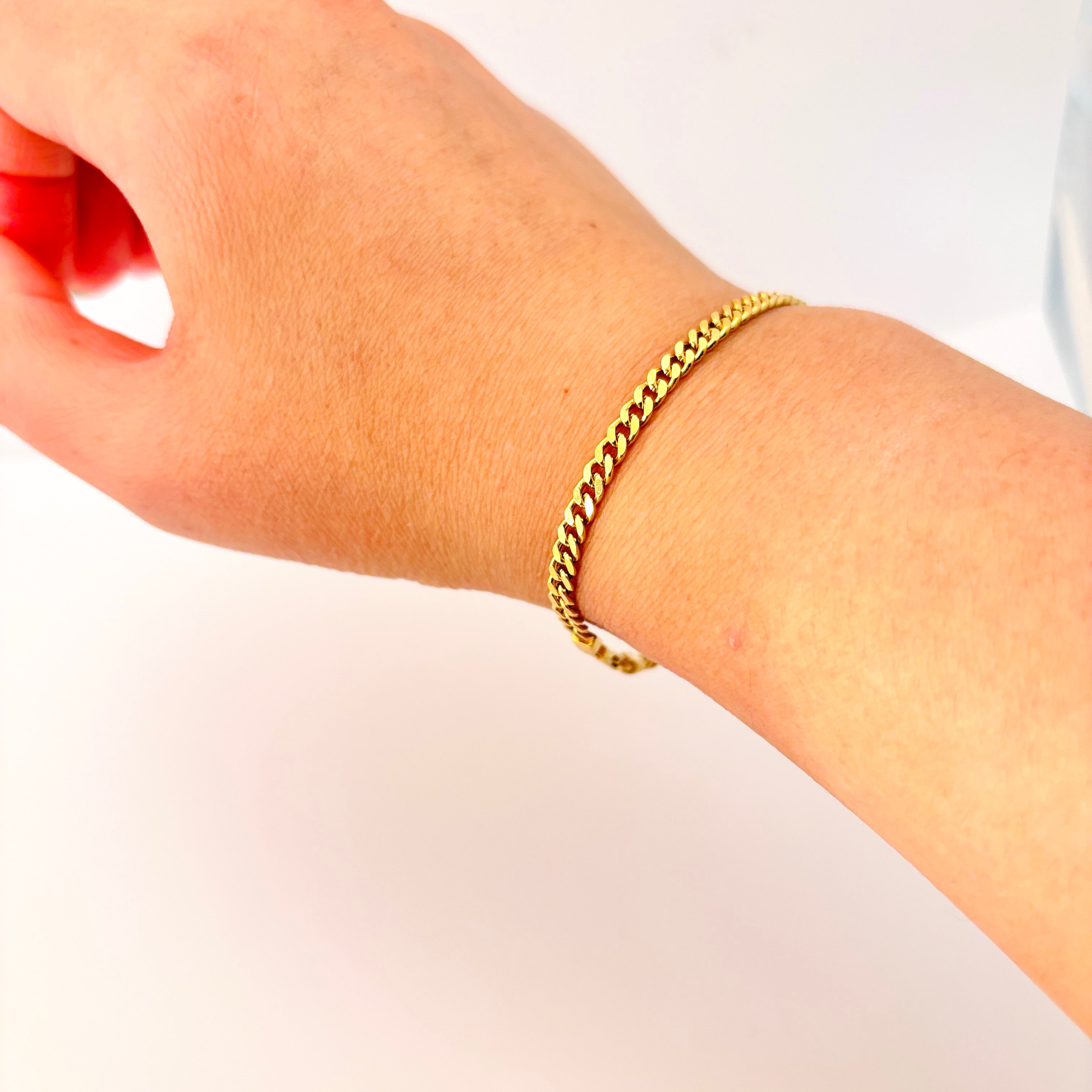 18k Yellow Gold Cuban Bracelet | 7" |