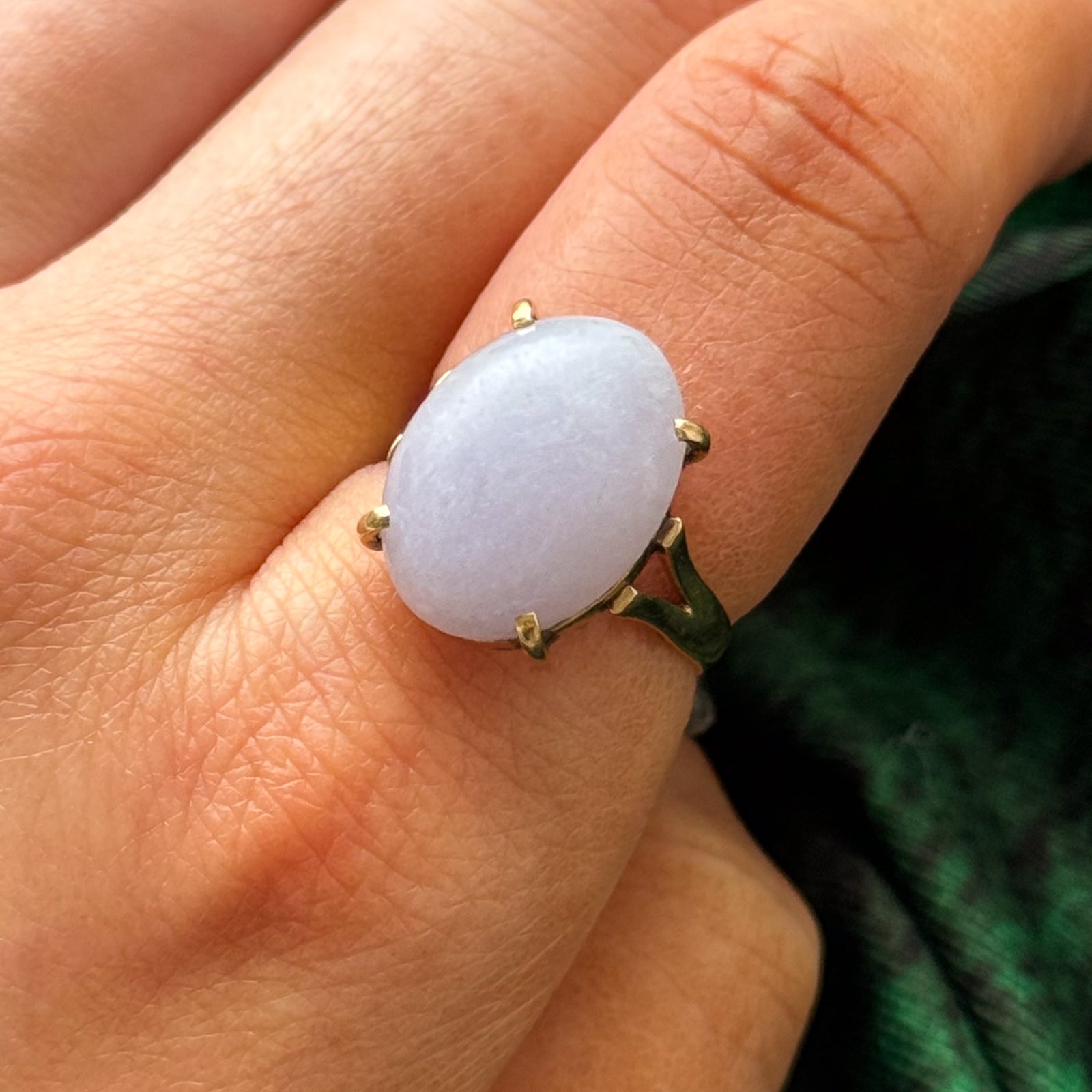 Lavender Jadeite Cocktail Ring | 9.00ct | SZ 7.5 |