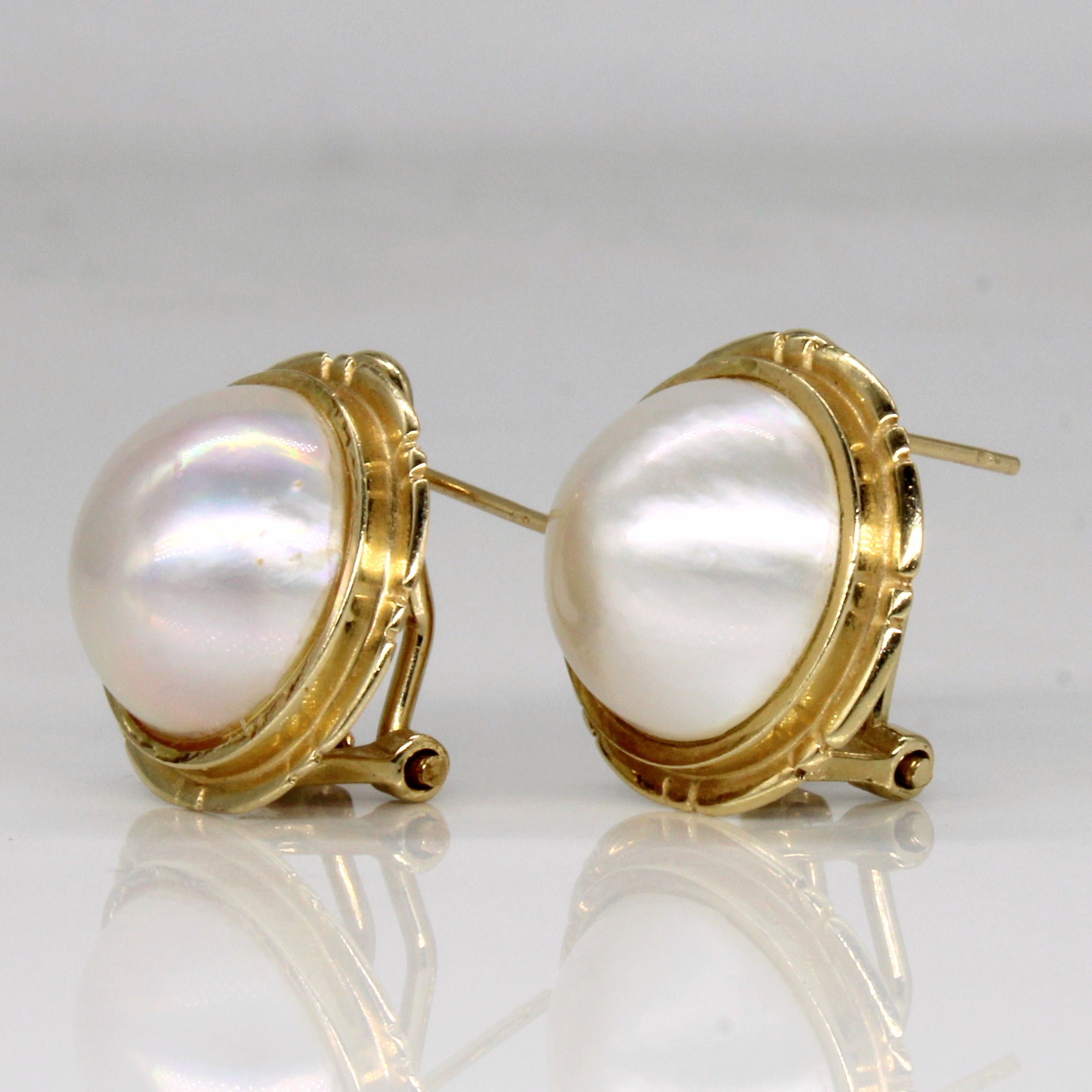 Mabe Pearl Earrings