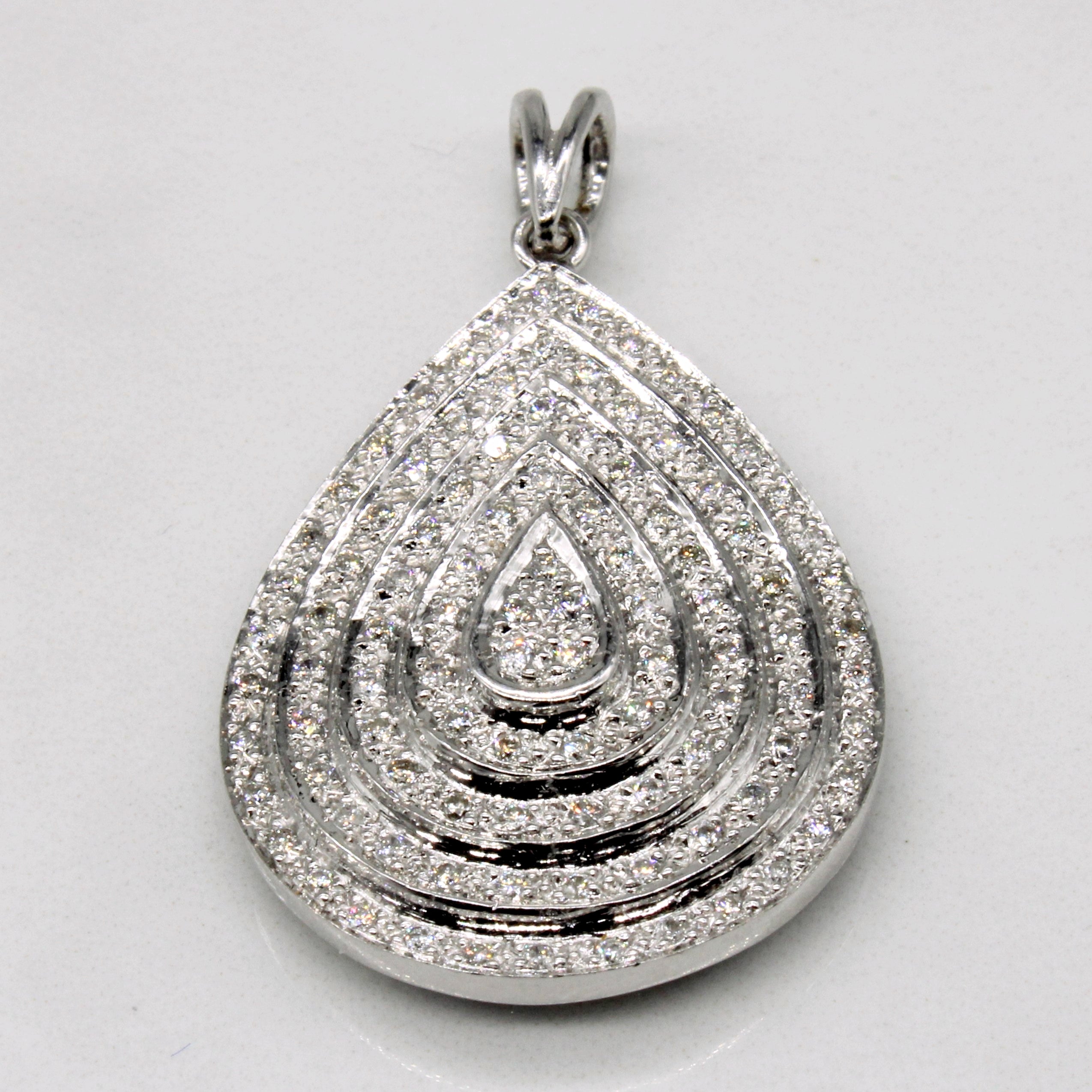 Diamond Teardrop Pendant | 0.50ctw |