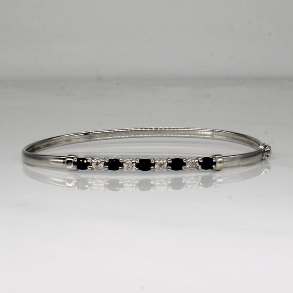 Sapphire & Diamond Bracelet | 0.75ctw, 0.02ctw | 7