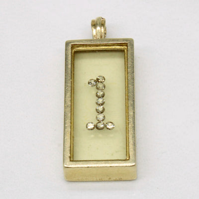 Diamond & Resin 1 Pendant | 0.10ctw |