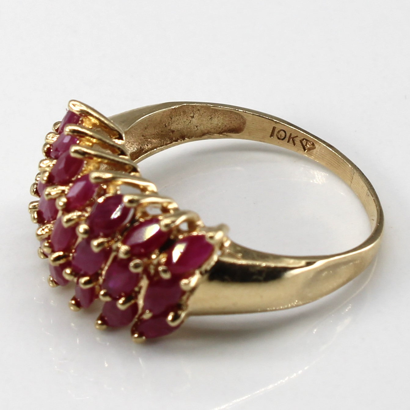 Cluster Set Ruby Ring | 2.31ctw | SZ 8 |