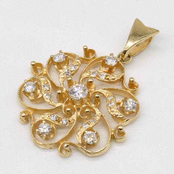 Diamond Ornate Pendant | 0.51ctw |