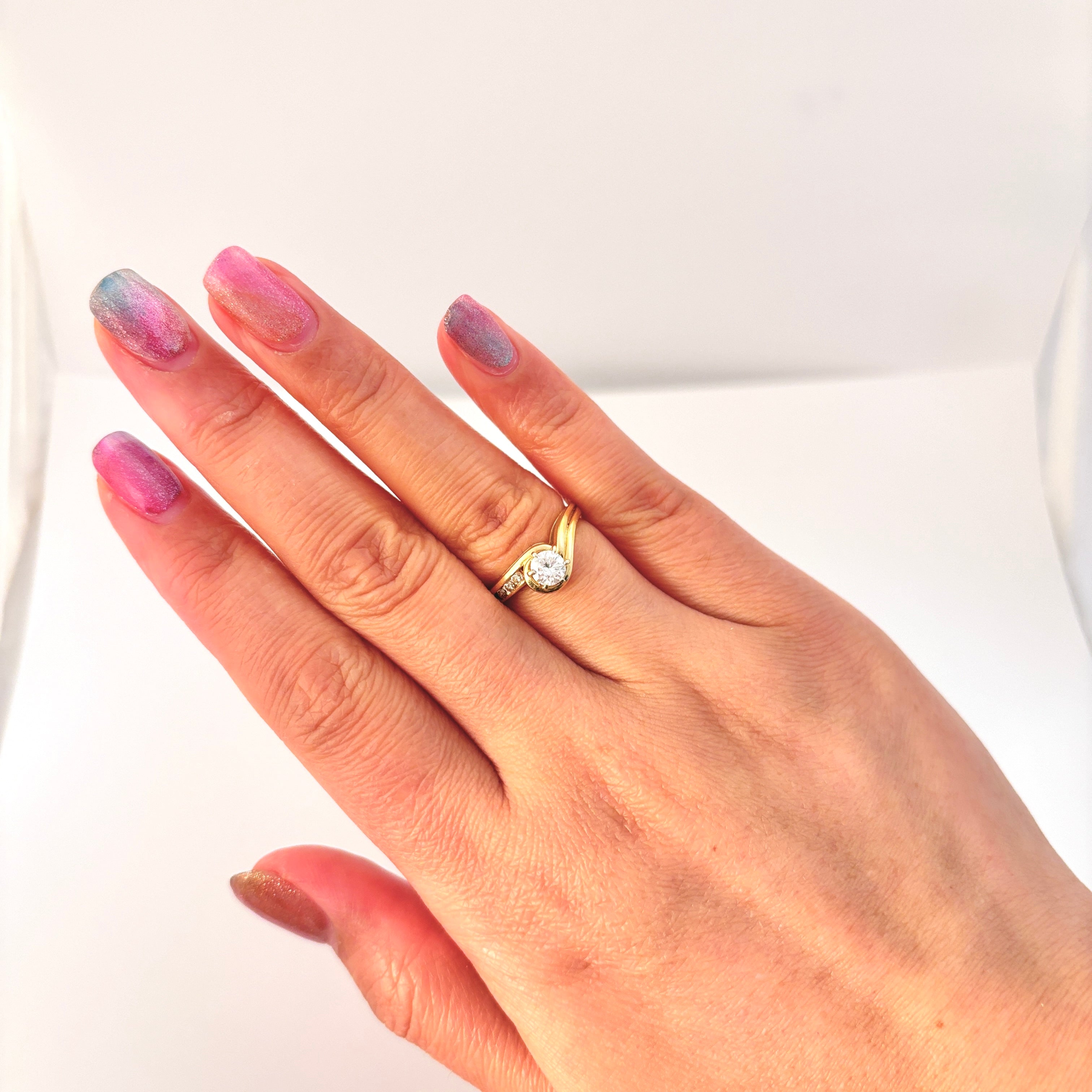 14K Yellow Gold Diamond Ring | 0.48 ctw | SZ 6  |
