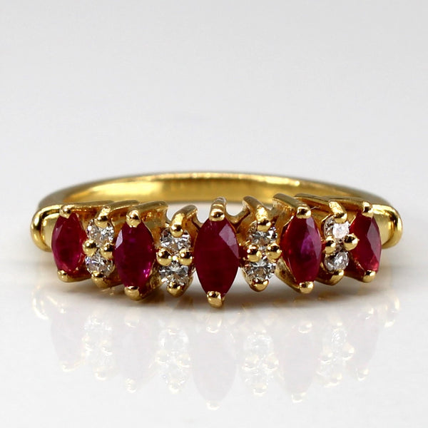 Ruby & Diamond Ring | 0.43ctw | 0.04ctw | SZ 6 |