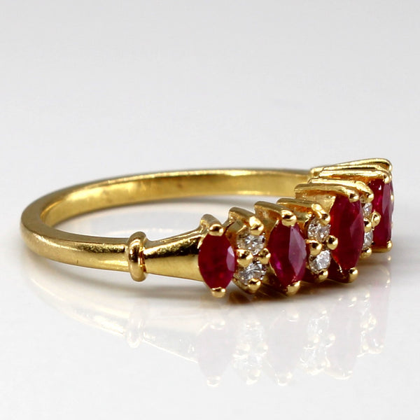 Ruby & Diamond Ring | 0.43ctw | 0.04ctw | SZ 6 |