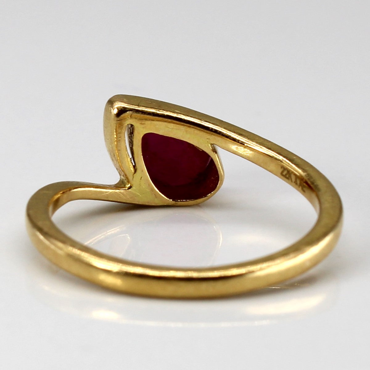 Solitaire Ruby Ring | 0.90ct | SZ 6.5 |