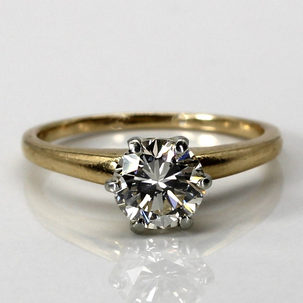 Six Prong Solitaire Diamond Engagement Ring | 0.95ct VS1/VS2 G/H | SZ 6.25 |