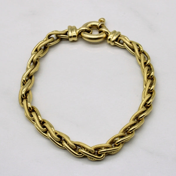 'Birks' 18k Yellow Gold Bracelet | 7.5
