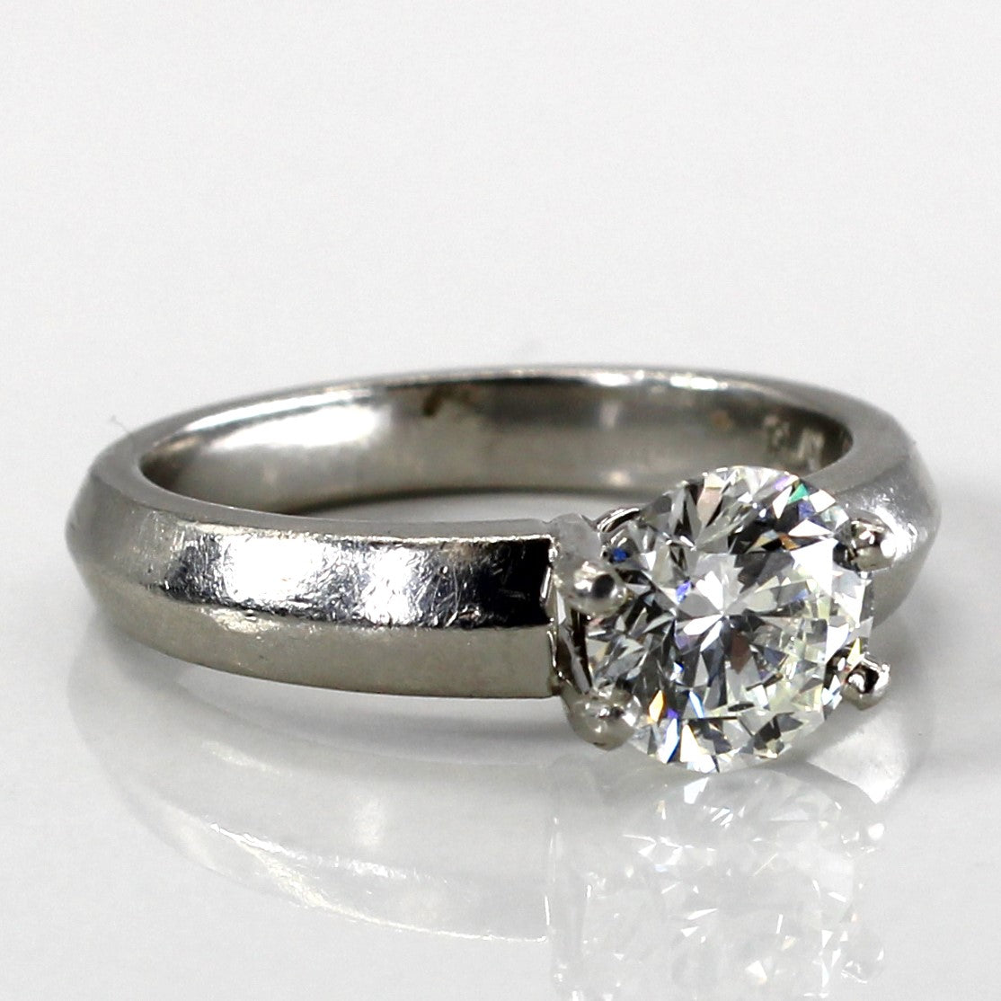 Platinum Diamond Engagement Ring | 1.20ct | SZ 5.25 | – 100 Ways