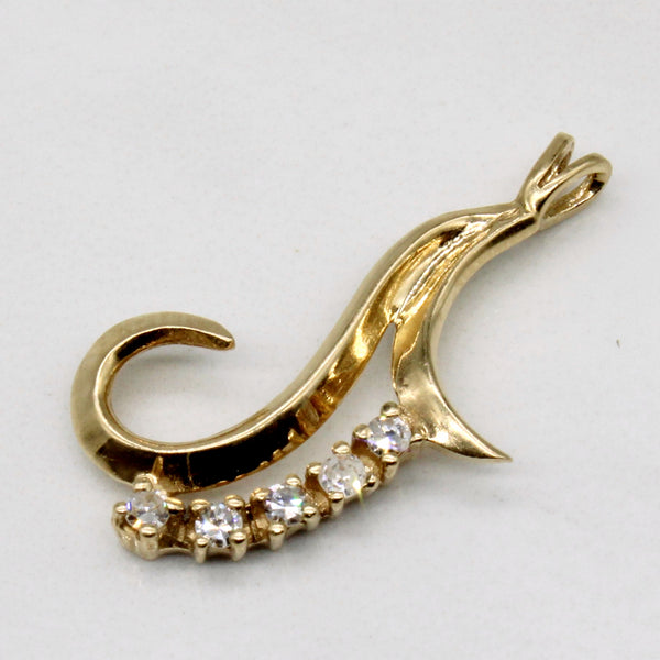 Ornate Diamond Pendant | 0.10ctw |