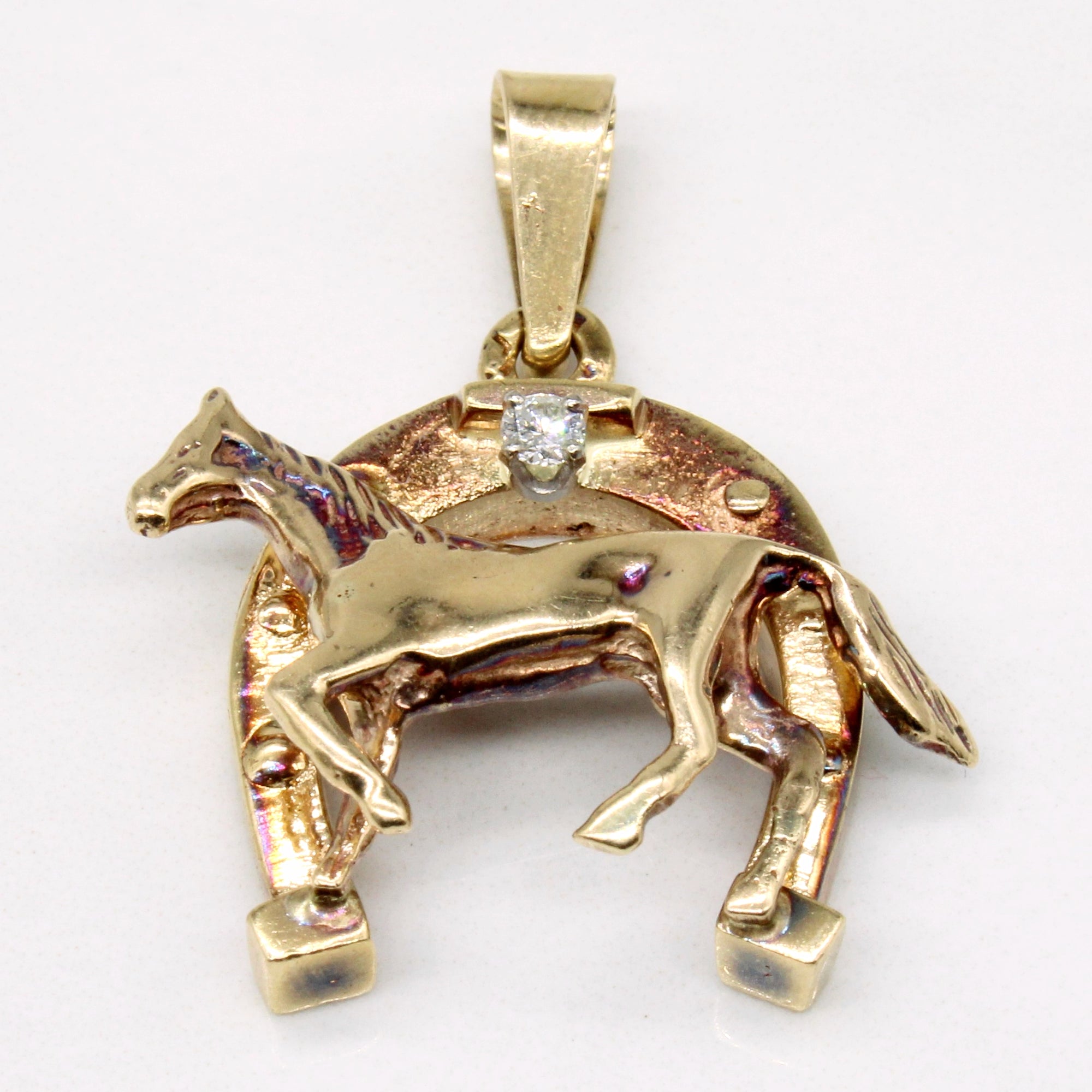 Diamond Horse Pendant | 0.07ct |