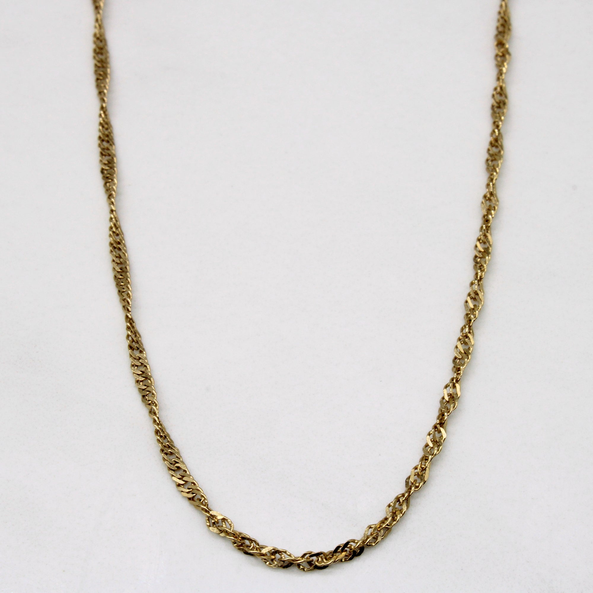 14k Yellow Gold Rope Chain | 18