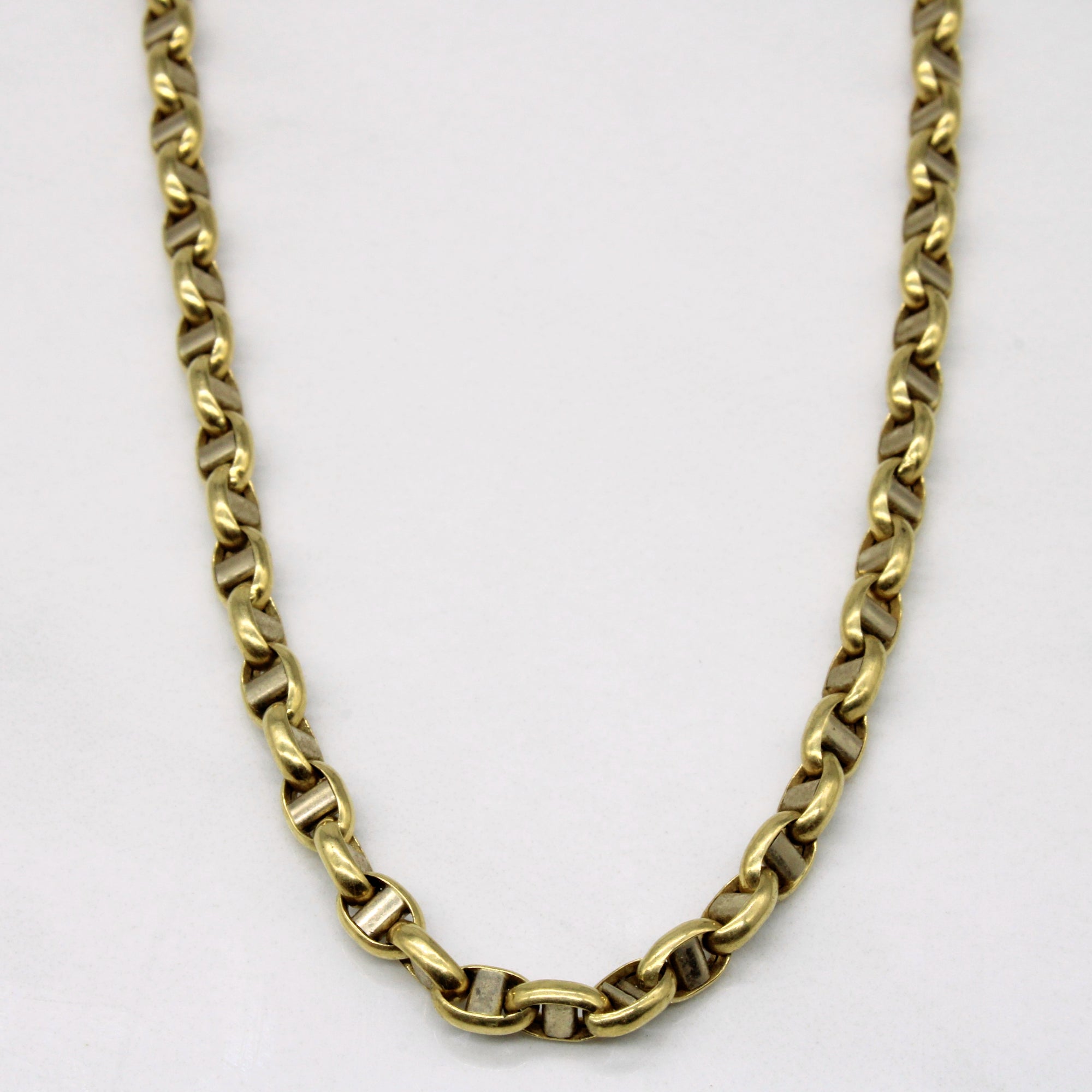 18k Yellow Gold Anchor Link Chain | 20