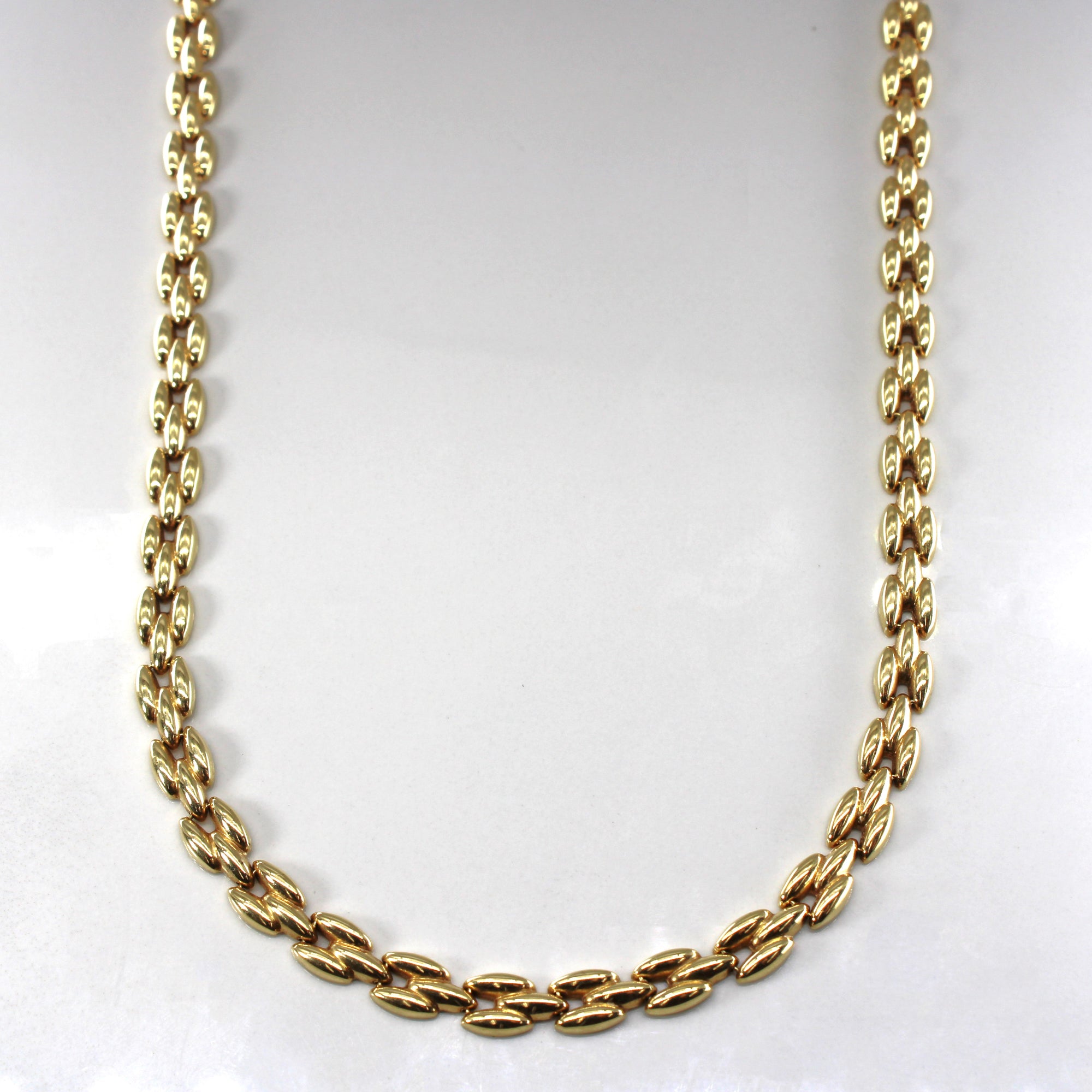 14k Yellow Gold Panther Chain | 17