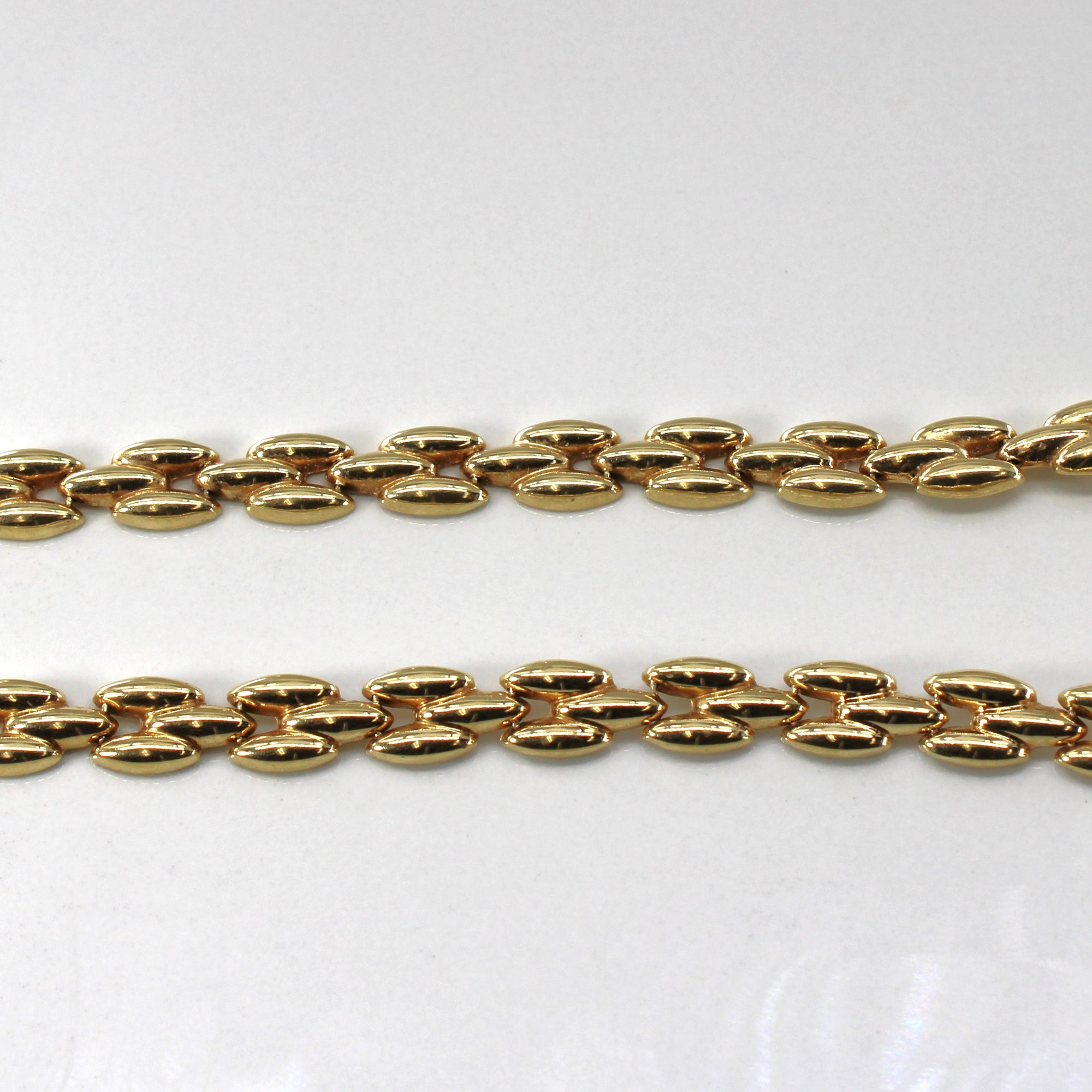 14k Yellow Gold Panther Chain | 17