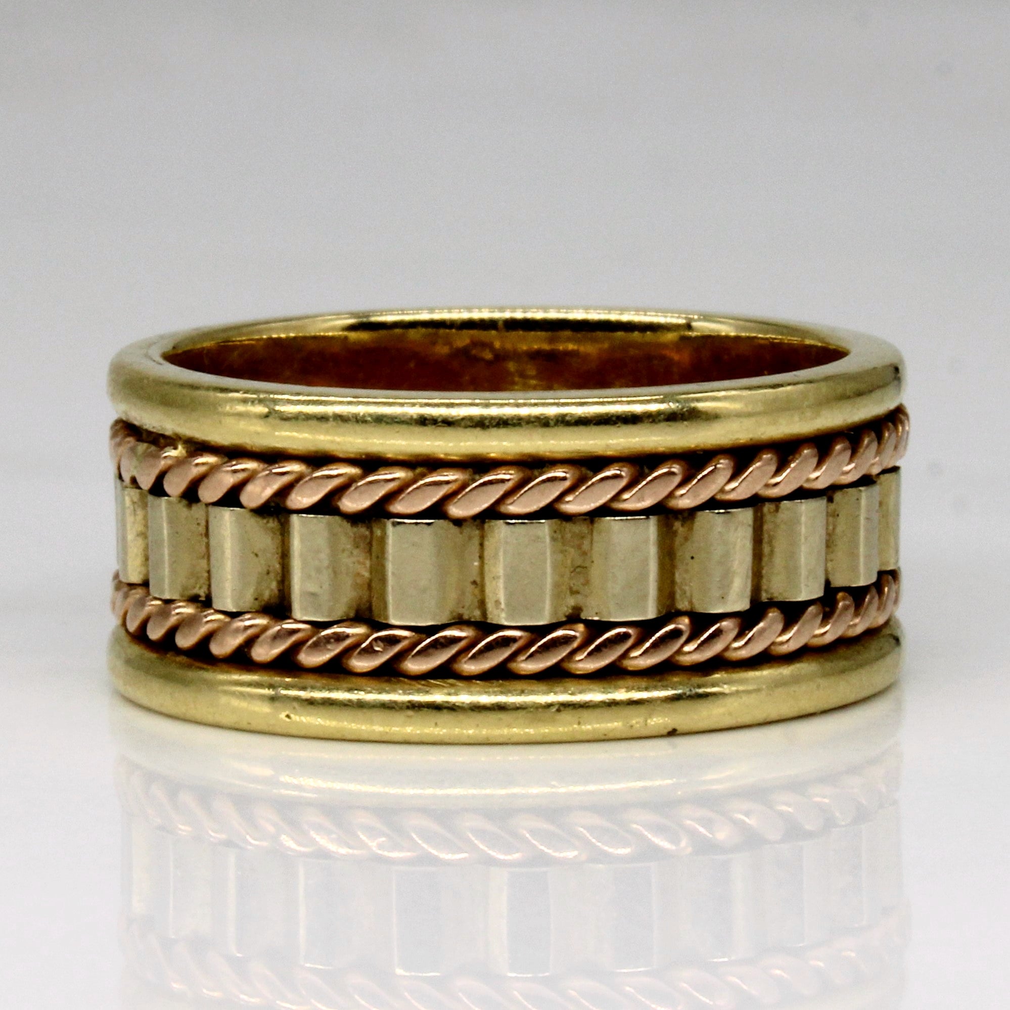 18k Two Tone Gold Ring | SZ 9.75 |