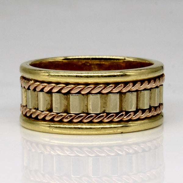 18k Two Tone Gold Ring | SZ 9.75 |