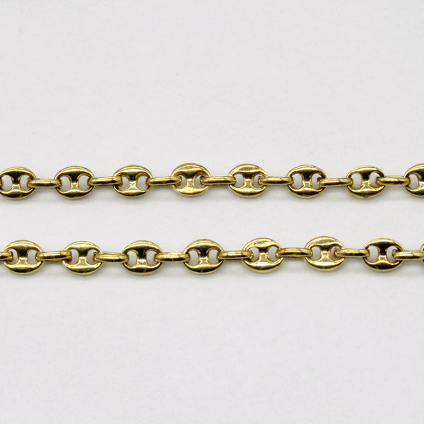14k Yellow Gold Anchor Link Chain | 24