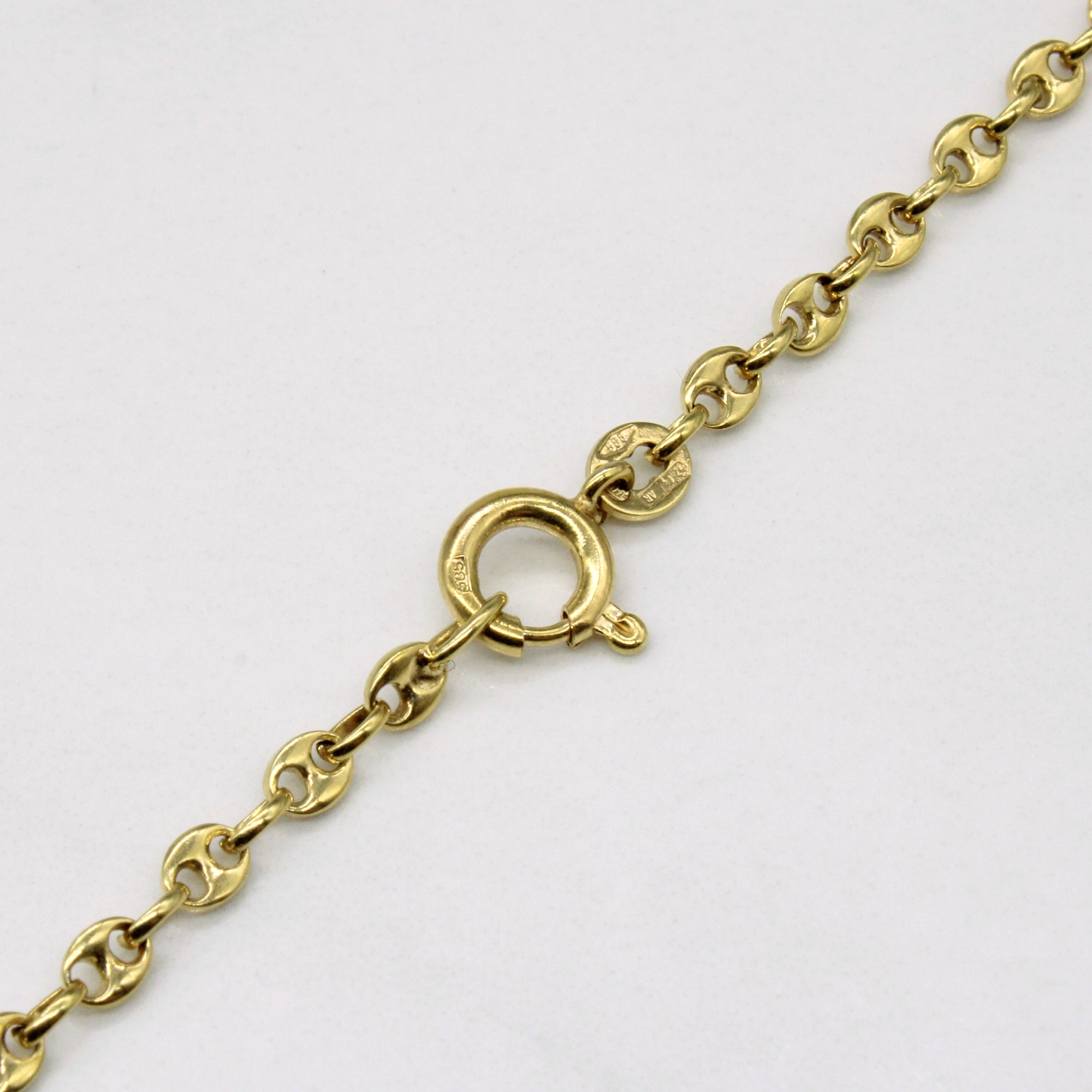 14k Yellow Gold Anchor Link Chain | 24