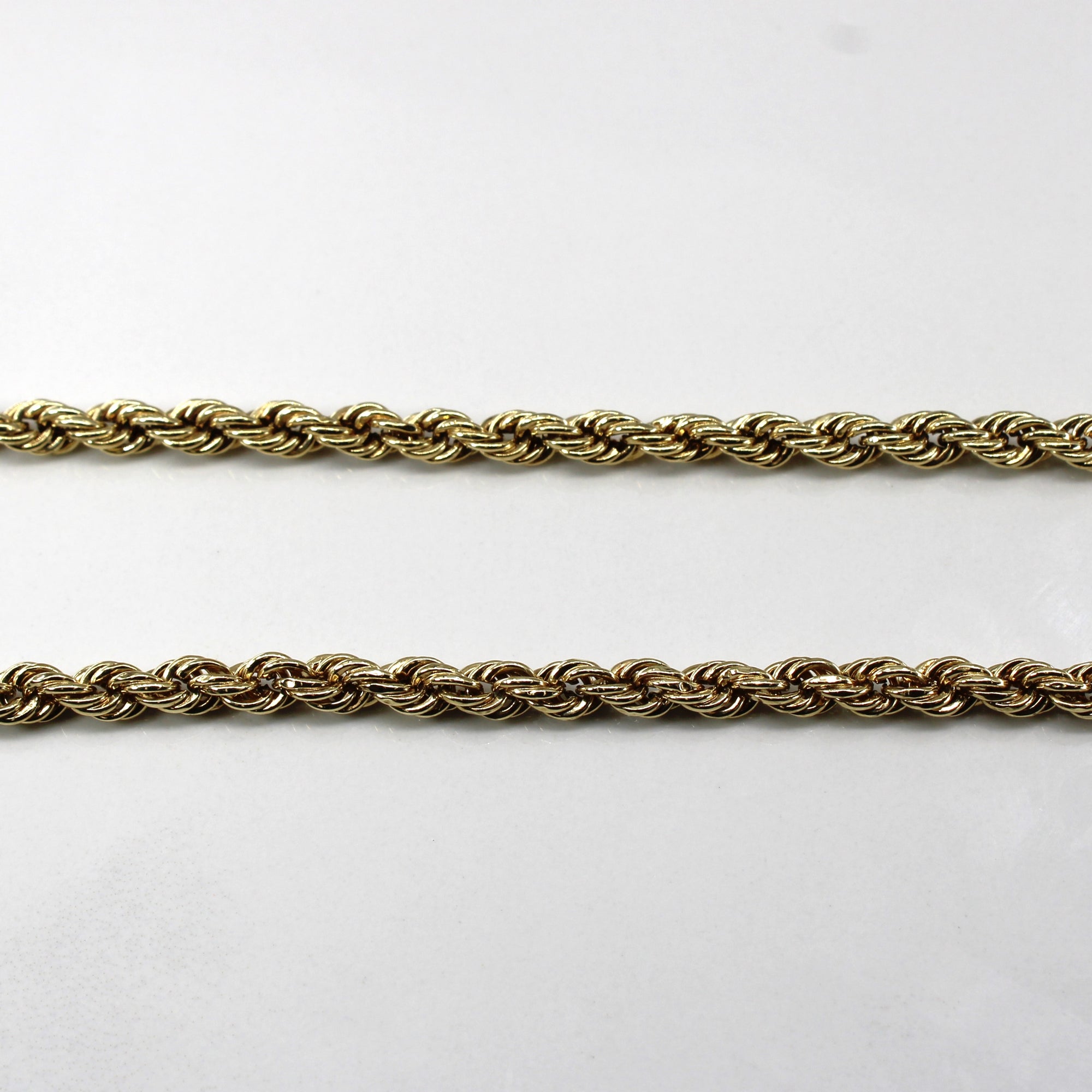 10k Yellow Gold Rope Chain | 18